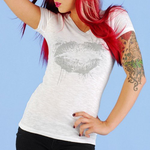 Morbid fiber Fatal Lips Tee Shirt