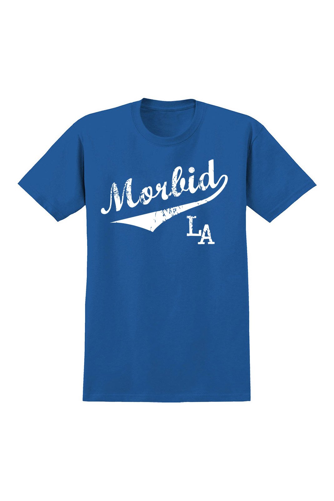 MORBID LA Streetwear Clothing Dodger Blue Sporty Fashion Style T-Shirt