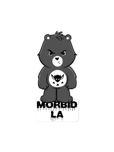 MORBID-LA-Streetwear-Clothing-Sticker-Decal-Mad-Bear-IMP