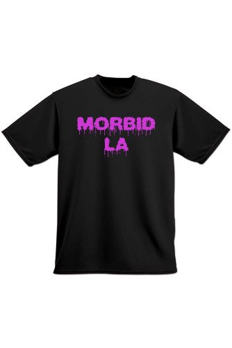 MORBID LA Clothing Streetwear Rocker Style Black Pink TShirt