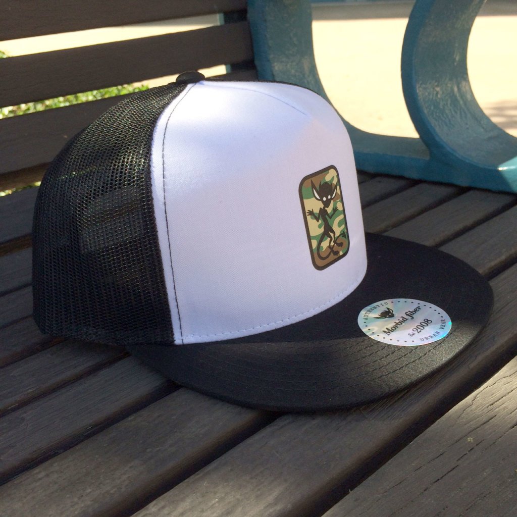 Morbid Fiber Woodland Camo Trucker Hat